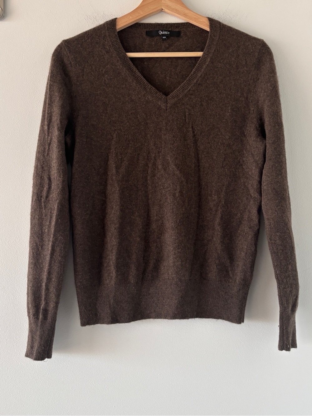 Quince 100% Cashmere Brown Sweater